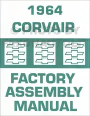 1964 Corvair and Monza Factory Assembly Manual Exploded Views Chevy Chevrolet