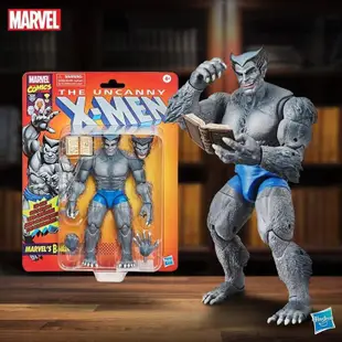 【孩之寶hasbro】MARVEL LEGENDS 漫威 X戰警 金剛狼 野獸 uncanny 復古吊卡 可動