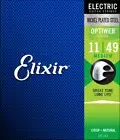 Elixir 19102 Optiweb Nickel Medium Electric Guitar Strings (11-49)