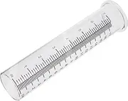 2 Pcs High Borosilicate Gauge Graduated Scale Rain Measurement Tool for Outdoor Use