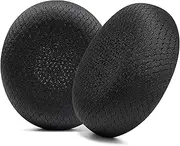 WC PadZ Evolve2 65 - XL Airweave Fabric Earpads for Jabra Evolve2 65, Evolve2 40 & Elite 45h by Wicked Cushions | Enhanced Comfort, Thickness, & Durability | Black