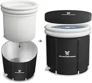 Arcwilderness Foil Ice Bath Tub - 96 Gallons | Cold Plunge Tub for Athletes | Detachable Liner | Anti-Leak | Insulated for Effective Cold Water Therapy