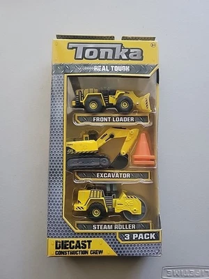Tonka Diecast Construction Crew 3 Pack Built To Last 70th Anniversary
