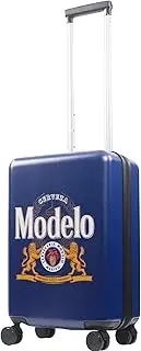 [Ful] Modelo 22.5 Inch Carry-On Luggage, Hardshell Rolling Suitcase with Spinner Wheels, Blue, Blue, Modelo 22.5 Inch Carry-on Luggage, Hardshell Rolling Suitcase with Spinner Wheels