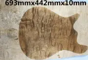 Archtop Guitar Drop Top 5A Cloud Quilted Blume Burl Wood Set Luthier Supply