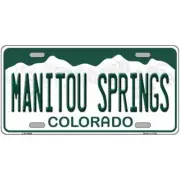 Manitou Springs Colorado Metal Sign
