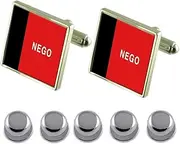 [Select Gifts] Shirt Dress Studs Paraíba Flag Cufflinks