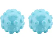 Dryer Balls - 2Pcs/Set Blue PP Reusable Dryer Balls Laundry Washing Drying Fabric Softener Ball Accessories