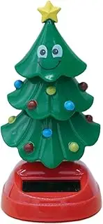 Solar Dancing Christmas Tree | Solar Swinging Tree,Adorable Solar Powered Dancing Figures for Home Office Car Window Ornaments
