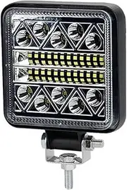 BYBDQKTVEH 4" 12V 24V Barra LED Work Light Bar Off Road Spot Flood Combo FSO LED Light Bar for Truck Boat 4x4 ATV SUV Car Fog Light Work Light(1pcs Square 102W)