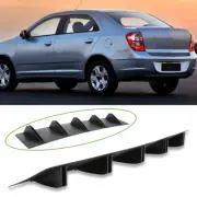 Rear Bumper Lip Diffuser Spoiler Splitter Shark Fins Glossy For Chevrolet Cobalt