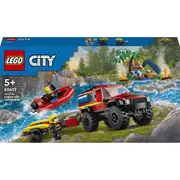 LEGO City Fire 4x4 Fire Truck with Rescue Boat 60412