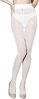 [Buywis] Women Sexy Shiny Pantyhose Control Top Tights Oil Shiny Tights High Waist Pantyhose