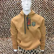 NEW Enola Gaye Desert Storm Pull Over Hooded Sweatshirt - Tan - Large