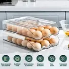 Egg Holder for Refrigerator 2-Layer Large Capacity Egg Storage Container NuJCM