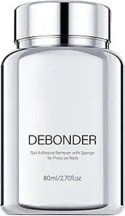Nail Glue Removers, Nail Adhesive Debonder, 2.91in Precision Applicator Tip, Fast Acting Gentle Formula, Gel Polish Acrylic Dissolver for Fingernails, Toenails, Home, Salon Use