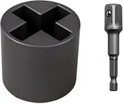 Trailer Crank Adapter - Durablle Steel Drill Jack Converter, Quick Power Socket Tool | Electric Hitch Lift Wrench, Compact Manual Jack Bit Attachment, Time-Saving Tool Adapter for Trailer Lifting