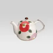 Teapot - Sasanqua(Camellia) - 500cc/ml - kago ami stainless steel net