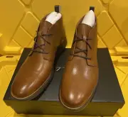 NIB Cole Haan Mens 2.ZeroGrand Chukka Boot British Tan Leather Java C26944 13M