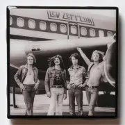 LED ZEPPELIN Starship COASTER Custom Ceramic Tile Barware Cork Album Cover Art
