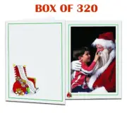 TAP Santa Chair Photo Folder for a 4x6" Photo, White (Box of 320)