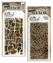 Tim Holtz Layering Stencils Cracked & Decayed Pattern Texture Stampers Anonymous