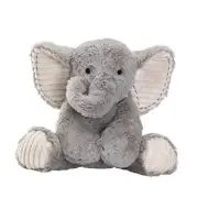 Jungle Safari Gray Plush Elephant Stuffed Animal Toy Plushie - Jett