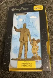 Disney Parks Walt & Mickey HS iPhone 7 Plus/ 8 Plus Otterbox Phone Case New