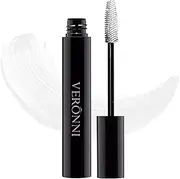 VERONNI Waterproof White Mascara CurlingThick Lengthening Eyelash Mascara,Lifts and Extends Lash Length, Clump Resistant, Non-smudge Eyelash Colorful Extension Curl Mascara Makeup (White)