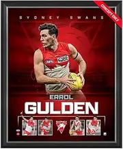 Errol Gulden Sydney Swan Official Licensed AFL Print Framed