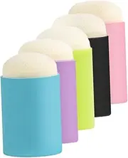 DOITOOL 5Pcs Colored Finger Painting Sponge Daubers DIY Graffiti Tool for Fun Paint Draw Sponge for Crafts and Educational Projects