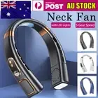 Portable Leafless Neck Fan Cooling Personal Electric Air Conditioner USB Chargin