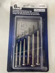 Vulcan 6pc Precision Screwdriver Set 9335662 (8 Individual Packs)