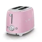 SMEG 2 Slice Toaster with 6 Presets and Defrost Function and Removable Crumb ...