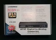 Lasonic LTA-260 ATSC Digital-to-Analog TV Converter w/Remote Control New In Box