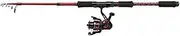 [Mitchell] Tanager Red Spinning Rod and Reel Combo - Predator Spin Fishing - Pike, Zander, Perch, Trout