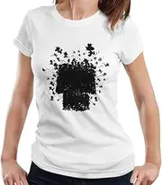 [Peanuts] Snoopy Woodstock Kennel Women's T-Shirt White