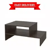 Ikea Coffee Table With Storage Space Black Brown Modern Living Room