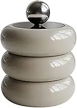 Tovmekdjn Qtip Holder Dispenser Resin Cotton Swab Dispenser Desktop Jars Bathroom Nordic Style Bathroom Canister Storage Easy Install B