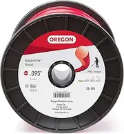 Oregon 23-195 Professional Red Gatorline Round String Trimmer Line .095-Inch Diameter 3-Pound Spool