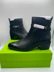 Sam Edelman Women's Black Brawley Pointed Toe Buckled Ankle Boots Size 9M NIB