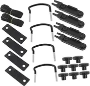 CRILSTYLEO Car Storage Rack Mounting Brackets Universal Fit Roof Rack Clamp for Roof Box U-Bolt Clamps