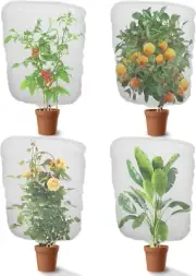 4 Pack Garden Mesh Netting for Plant Protection - Blueberry, Tomato, and Vegetab