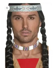 Native American Inspired Chocker Necklace Dress Up Costume Accessory