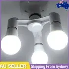 3 in 1/4 in 1/5 in 1 E27 to E27 Socket LED Light Lamp Bulb Adapter Holder OZ