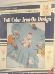 Plaid #57979 ABC..123 Design Alma Lynne Teddy Bear Iron-On New