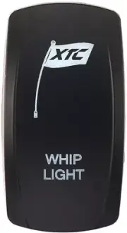 XTC Power Dash Switch Rocker Face Plate Whip Lights