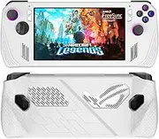Silicone Case Soft Cover Protector for ROG Ally, Protective Sleeve Housings Shell for Rog Ally Game Console Drop-Proof Case with Full Protection (White)