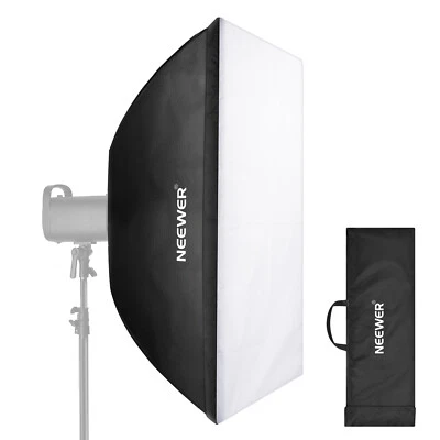 NEEWER 24''x35'' Rectangular Softbox Monolight Softbox&Bowens Mount,Diffuser
