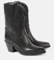 [Golden Goose] Golden Goose Wish Star leather cowboy boots AU 6 black